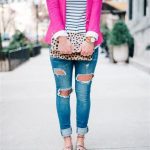 fashion likes image by Jackie Barnes in 2020 | Pink blazer outfits .