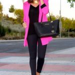 Classy black and neon pink outfit | Fashion, Everyday fashion, My .