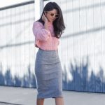 How to wear midi dresses and skirts if you are petite | Long skirt .