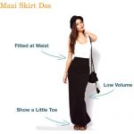 How To Wear a Maxi Skirt for Petite Women 5'4" and under .