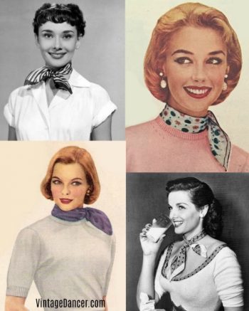 Vintage Scarves- Styles from 1920s to 196
