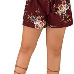 Amazon.com: Tomppy Women Plus Size Shorts Casual Summer Chiffon .