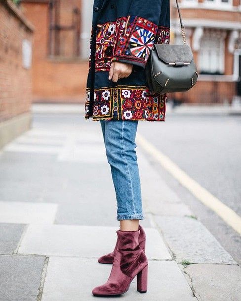 How to Style Velvet Boots