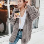 How To Style A Chunky Knit Cardigan: 15 Ideas - Styleohol