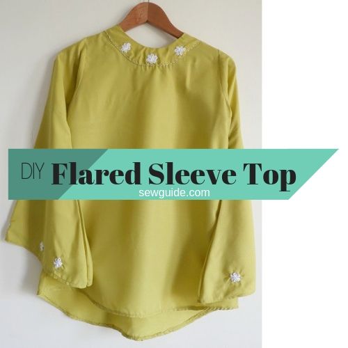Flared Sleeves Pattern {Sew a Flare Sleeve Top-Tutorial} - Sew Gui
