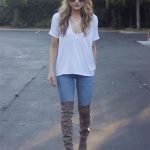 20 Style Tips On How To Wear Grey Boots | Grey boots outfit, Grey .