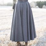 MATHILDE Viking Skirt Grey Wool – Hovden Formal Farm We