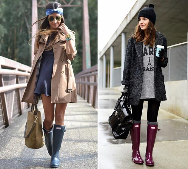 How to Wear Rubber/ Rain Boots | Rain boots fashion, Fashion .