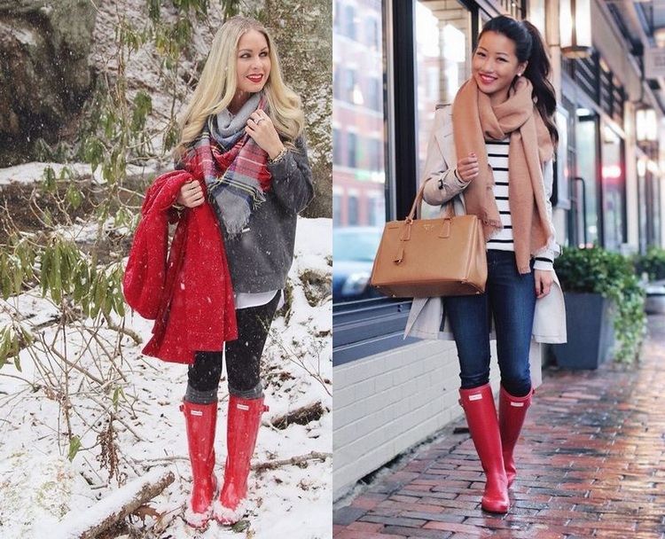 Ways To Wear Rain Boots for winter 2016 | bemvestir
