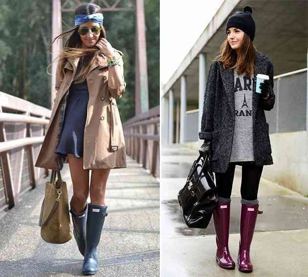 How to Wear Rubber Rain Boots | Rain boots fashion, Fashion .