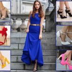 What color shoes to wear with royal blue dres