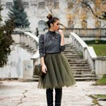 How to wear a tulle skirt in winter - Living in a sh