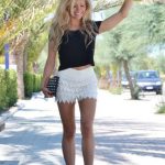 15 Amazing Tips on How to Wear White Lace Shorts - FMag.c