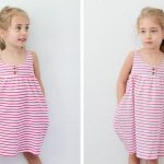 comfy knit dress tutorial | Toddler dress patterns, Jersey knit .