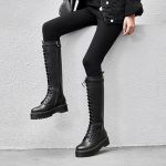 Best lace up knee high boots are easy to style and look co