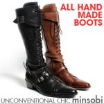 minsobi: ! -Leather lace-up boots long mens, mens knee high boots .