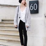 chunky knit gray cardigan outfit – Just Trendy Gir