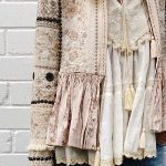 Gorgeous boho style lace top and embroidered jacket 👠 Stylish .