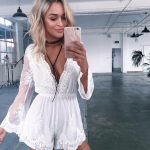 Beautiful white romper for summer | Fashion, Summer outfits .
