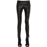 Redemption Women Lace-up Skinny Leather Pants ($3,095) ❤ liked on .