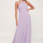 Beautiful Lavender Dress - Purple Maxi Dress - Halter Dre