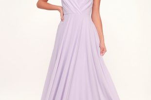 Lovely Lavender Dress - Maxi Dress - Gown - Bridesmaid Dre