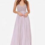 Pretty Lavender Dress - Crochet Dress - Maxi Dress - Lace Dress .