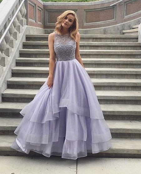 Lavender Prom Dress Outfit
  Ideas