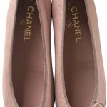 Chanel Pink Leather Ballet flats in 2020 | Pink leather ballet .