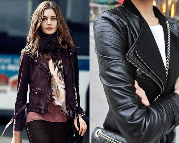 Different Variations in Leather Biker Jacket for Women - Leather .