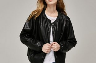 Best 15 Leather Bomber Jacket Outfit Ideas for Women - FMag.c