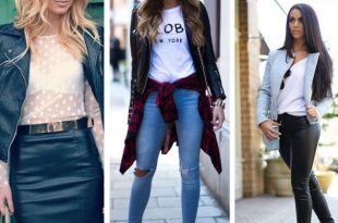 10 Leather Jacket Outfit Ideas for Women | StayGl