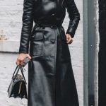 Pin by J Klassic on Trench Coats & Boots | Leather trench coat .