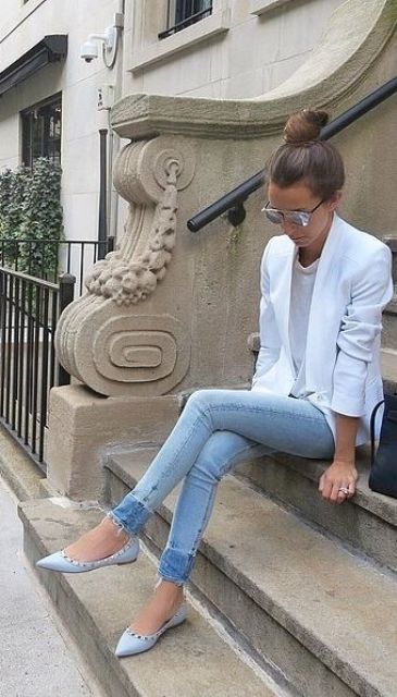 15 Casual Jeans And A Blazer Outfit Ideas - Styleohol