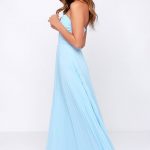 Best 15 Light Blue Maxi Dress Outfit Ideas for Ladies - FMag.c
