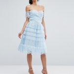 Discover Fashion Online | Light blue lace dress, Blue dress .