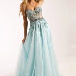 Stunning Cinderella light blue prom dress 2015 by Jovani .