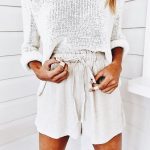 simple spring summer outfits for women. all white casual outfit .