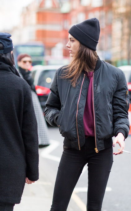 Bomber jacket beanie women tumblr Style streetstyle | Style .
