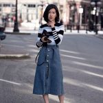 How to Wear a Denim Skirt: 13 Outfits to Copy Now | Long denim .