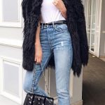 10 Trendy Faux Fur Coat Outfit Ideas | Fur coat outfit, Black faux .