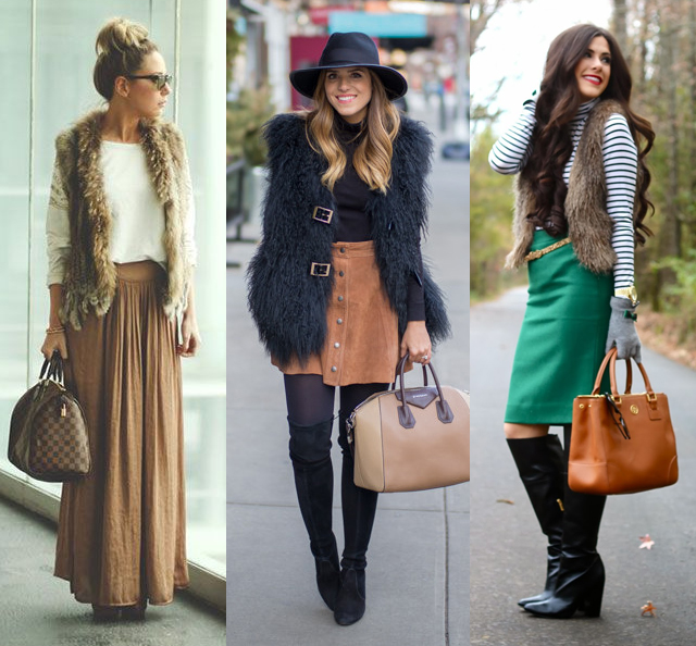 How to Wear a Fur Vest? Interesting Outfit Ideas | Fashion Rul