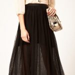 Trendy Casual Maxi Skirt Outfit Ideas for Gir