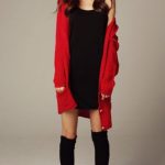 How to Wear Red Cardigan: 15 Eye Catching & Casual Outfit Ideas .