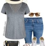 Plus Size Summer Shorts Outfit | Summer outfits women 30s, Casual .