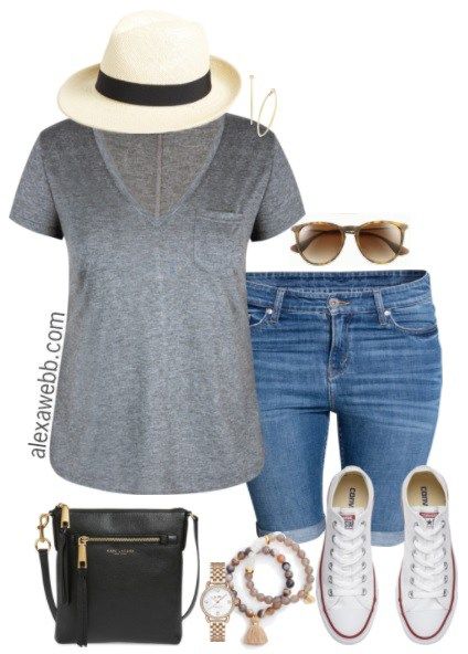 Long Shorts Casual Outfit
  Ideas for Ladies