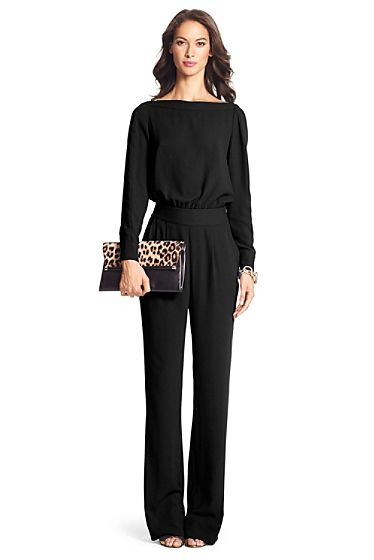 Cynthia Long Sleeve Jumpsuit In Black | Wardrobe Ideas | Fashion .