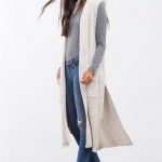 How to Style Long Sweater Vest: 15 Ladylike Outfit Ideas - FMag.c
