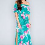 Tropical #Turquoise | Luau dress, Luau outfits, Hawaiian party outf