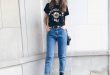 35 Ways to Make Mom Jeans Look Cool | Fashion, Mom jeans style .